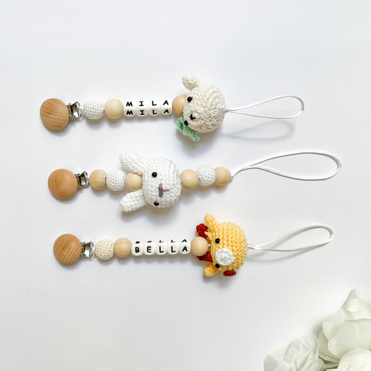 Clip de pepe tejido personalizable